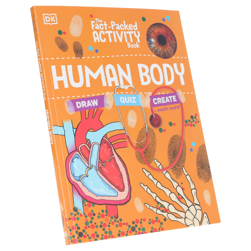The Fact-Packed Activity Book: Human Body by DK - Ages 5+ - Paperback 5-7 DK