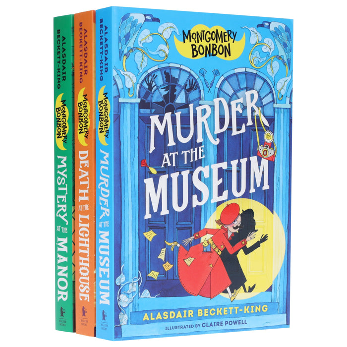 Montgomery Bonbon Series by Alasdair Beckett-King: 3 Books Collection Set - Ages 9-12 - Paperback 9-14 Walker Books
