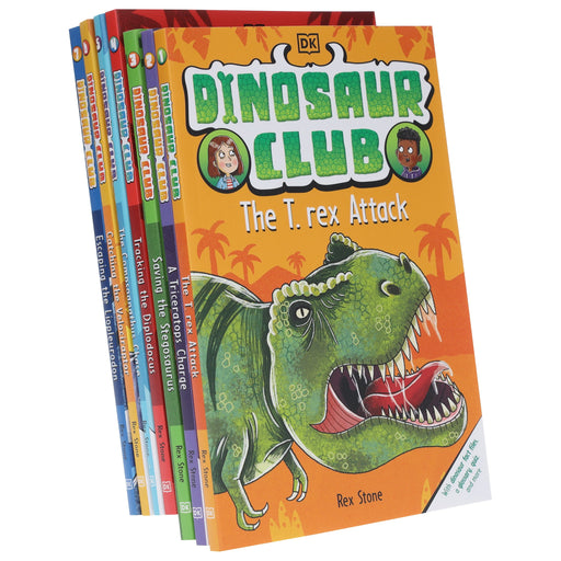 Dinosaur Club Series by Rex Stone: 7 Books Collection Set - Age 5-7 - Paperback 5-7 DK Children