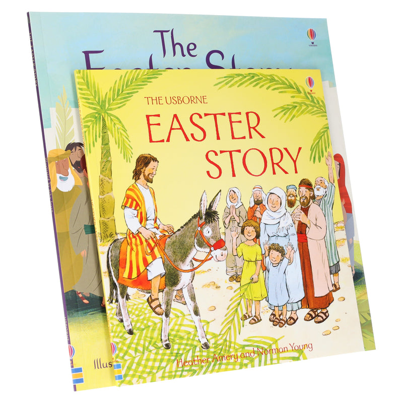The Easter Story By Heather Amery & Russell Punter: illustrated 2 Books Collection Set - Ages 3-5 - Paperback 3-5 Usborne Publishing Ltd