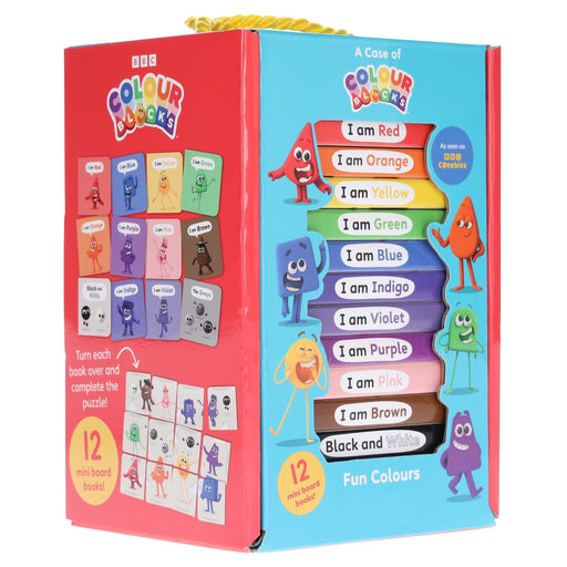 A Case of Colourblocks 12 Mini Books Collection Box Set - Ages 0-5 - Board book 0-5 Sweet Cherry Publishing
