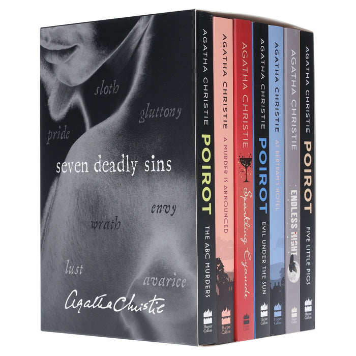 Seven Deadly Sins: Hercule Poirot Series by Agatha Christie: 7 Books Collection Box Set - Fiction - Paperback Fiction HarperCollins Publishers