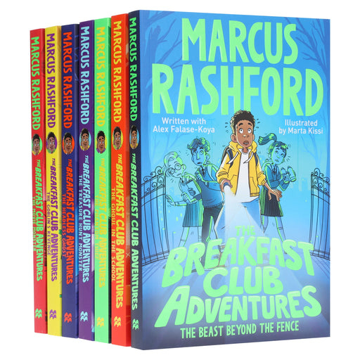 The Breakfast Club Adventures Series By Marcus Rashford Illustrated 7 Books Collection Set - Ages 8-11 - Paperback 9-14 Macmillan