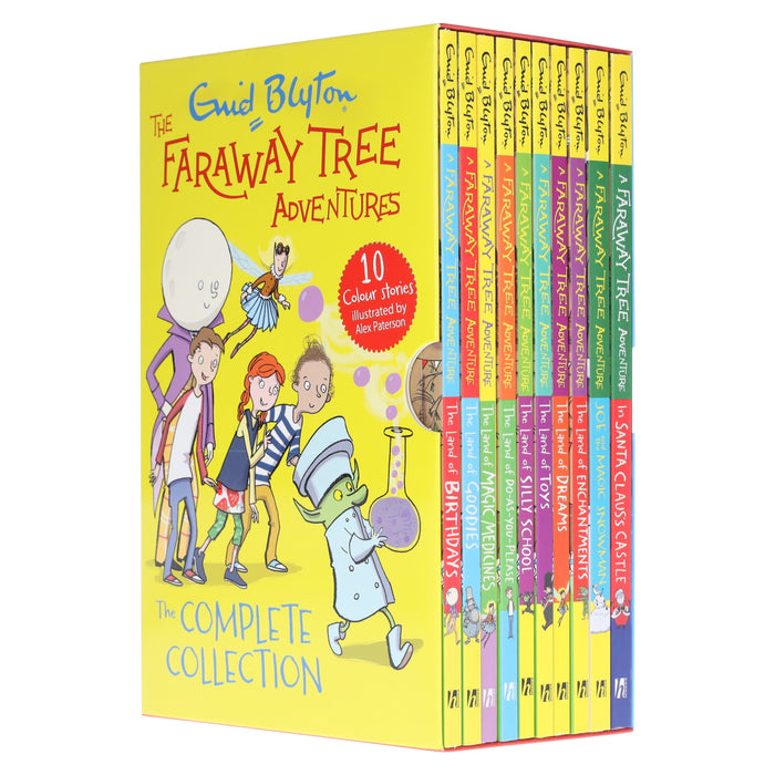 The Faraway Tree Adventures by Enid Blyton 10 Colour Stories Books Box Set - Age 7-9 - Paperback 7-9 Hachette
