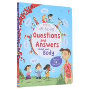 Usborne: Lift the Flap Questions & Answers about your Body by Katie Daynes - Ages 4+ - Board Book 3-5 Usborne Publishing Ltd