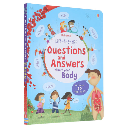 Usborne: Lift the Flap Questions & Answers about your Body by Katie Daynes - Ages 4+ - Board Book 3-5 Usborne Publishing Ltd