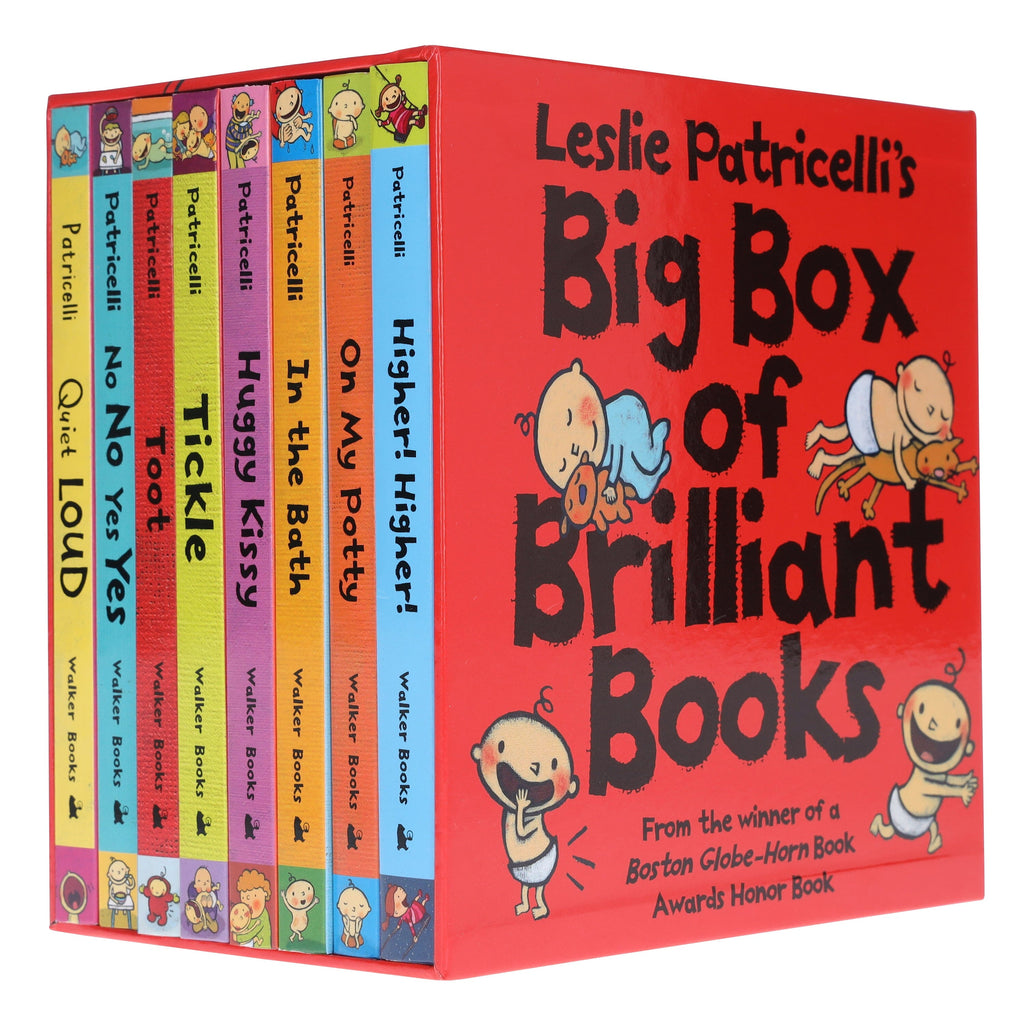 Leslie Patricelli's Big Box of Brilliant 8 Books Collection Box