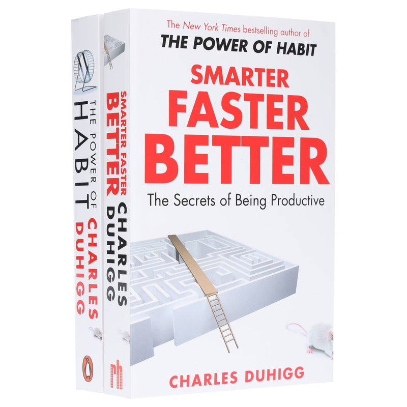 Smarter Faster Better & The Power of Habit: By Charles Duhigg 2 Books Collection Set - Non Fiction - Paperback Non-Fiction Penguin