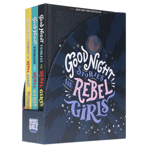 Good Night Stories for Rebel Girls 3 Books Collection Set - Ages 8-13 - Hardback 9-14 Rebel Girls Inc