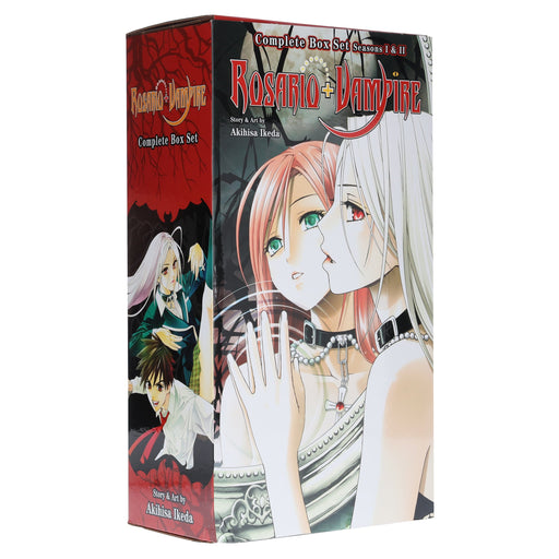 Rosario Vampire Season 1 & 2 Complete 24 Books Collection Box Set By Akihisa Ikeda - Manga - Paperback Graphic Novels Viz Media, Subs. of Shogakukan Inc