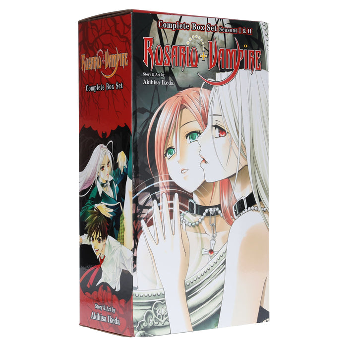 Rosario Vampire Season 1 & 2 Complete 24 Books Collection Box Set By Akihisa Ikeda - Manga - Paperback Graphic Novels Viz Media, Subs. of Shogakukan Inc