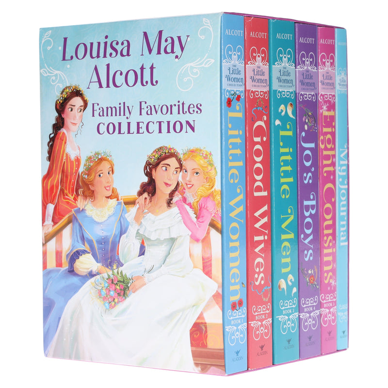 Louisa May Alcott Family Favorites Collection 6 Books Box Set - Ages 8-12 - Paperback 9-14 Simon & Schuster