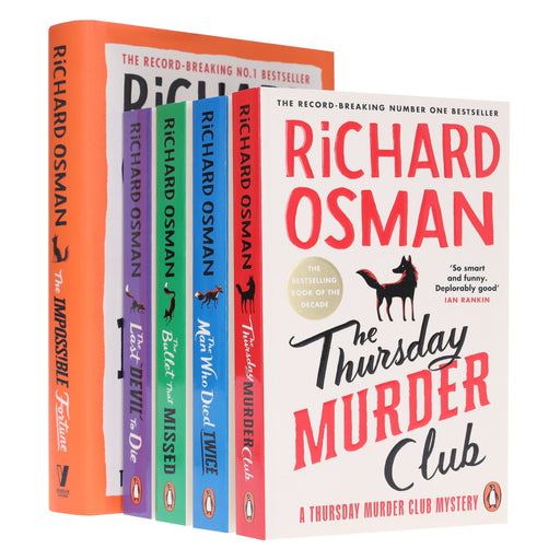 Thursday Murder Club Mysteries By Richard Osman 5 Books Collection Set - Fiction - Paperback/Hardback Fiction Penguin Random House