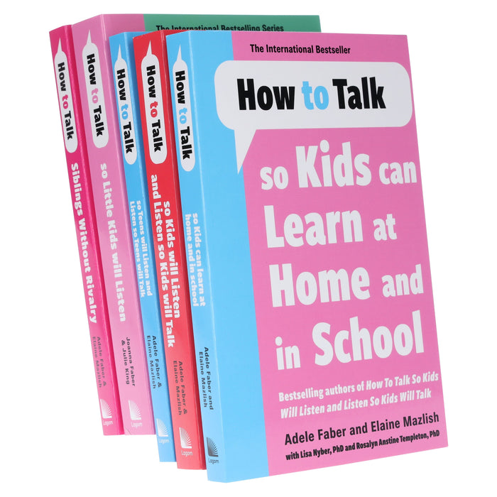 How to Talk Series 5 Books Set By Adele Faber & Elaine Mazlish - Non Fiction - Paperback Non-Fiction Bonnier Books Ltd
