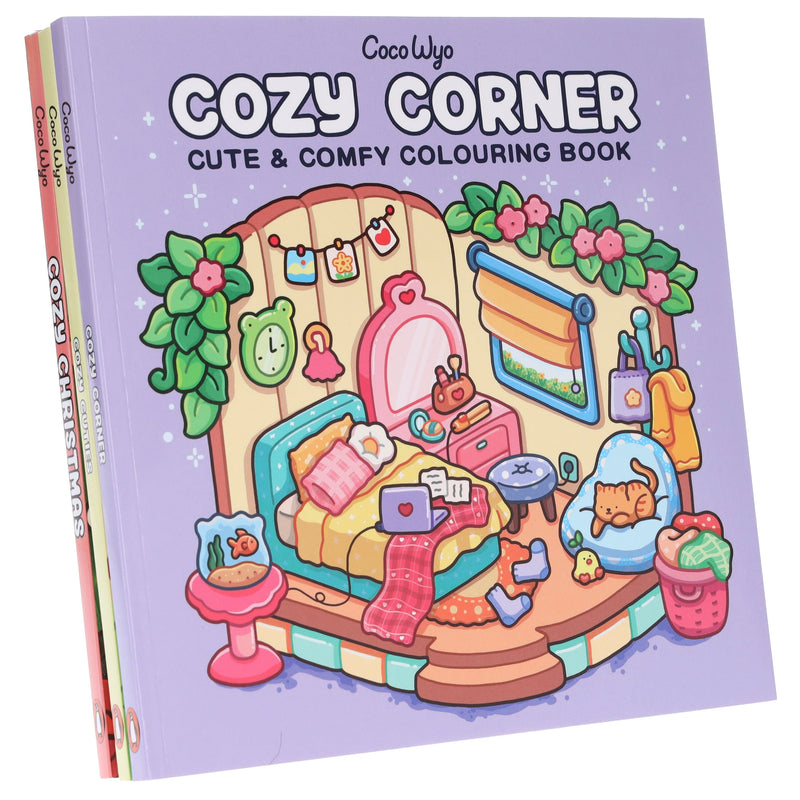 Cozy Corner Coco Wyo Colouring 3 Books Collection Set - Ages 8+ - Paperback 9-14 Penguin Random House