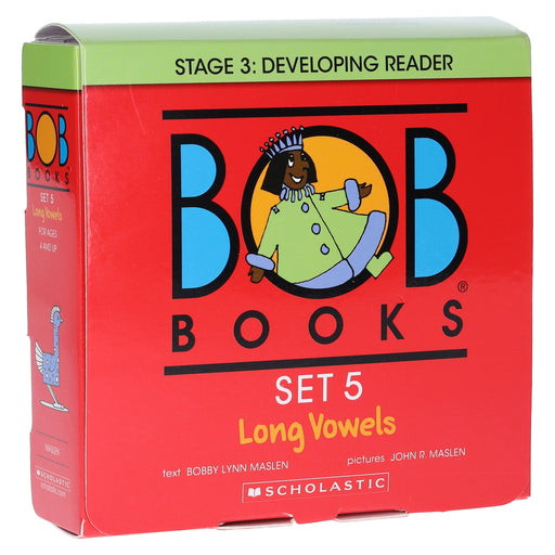 Bob Books Set 5: Long Vowels (Stage 3: Developing Readers) 8 Books Collection Set - Ages 4+ - Paperback 0-5 Scholastic