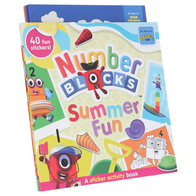 Numberblocks, Alphablocks & Colourblocks Colouring Fun & Sticker Activity Book Collection 5 Books Set - Ages 3+ - Paperback 0-5 Sweet Cherry Publishing