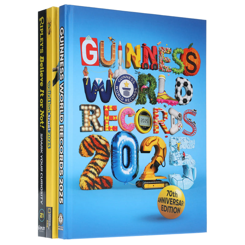 Mind Blowing Facts & Records 2025 Collection 3 Books Set – Non Fiction - Hardback Non-Fiction Various
