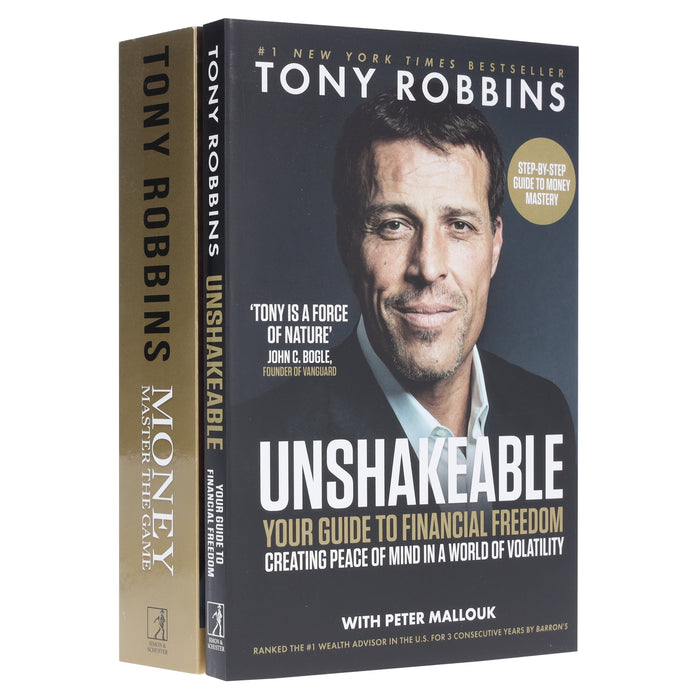 Tony Robbins Collection (Unshakeable: Your Guide to Financial Freedom & Money Master the Game) 2 Books Set - Non Fiction - Paperback Non-Fiction Simon & Schuster