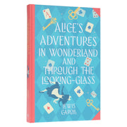 Alice's Adventures in Wonderland & Through the Looking-Glass by Lewis Carroll - Fiction - Sprayed Edge Hardback Fiction Wilco Books