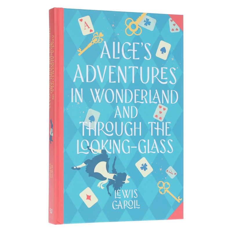 Alice's Adventures in Wonderland & Through the Looking-Glass by Lewis Carroll - Fiction - Sprayed Edge Hardback Fiction Wilco Books