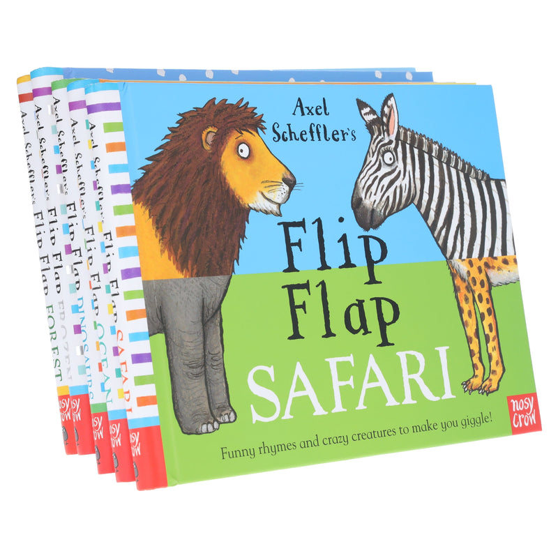 Axel Scheffler's Flip Flap Series (Set 2) 5 Books Collection Set - Ages 2+ - Hardback 0-5 Nosy Crow Ltd