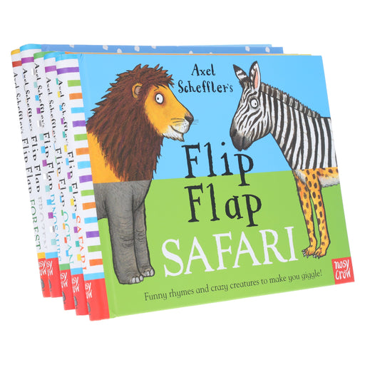 Axel Scheffler's Flip Flap Series (Set 2) 5 Books Collection Set - Ages 2+ - Hardback 0-5 Nosy Crow Ltd