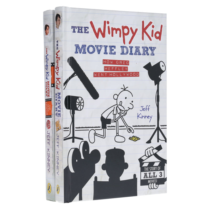 Diary of a Wimpy Kid by Jeff Kinney: Movie Diary Collection 2 Books Set - Ages 7-12 - Hardback 7-9 Penguin Random House
