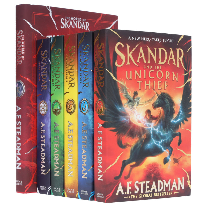 Skandar Series By A.F. Steadman 6 Books Collection Set - Ages 9-12 - Paperback/Hardback 9-14 Simon & Schuster