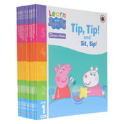 Learn with Peppa Phonics Level 1 & 2 Collection 20 Books Box Set - Ages 3+ - Paperback 3-5 Penguin