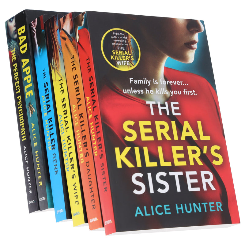 The Serial Killer Series By Alice Hunter 6 Books Collection Set - Fiction - Paperback Fiction HarperCollins Publishers