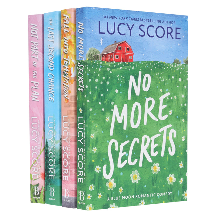 A Blue Moon Romantic Comedy Series by Lucy Score 4 Books Collection Set - Fiction - Paperback Fiction Bloom Books