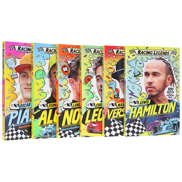 Racing Legends: 101 Facts about Formula One By Maurice Hamilton 6 Books Collection Set - Ages 7-9 - Paperback 7-9 Pan Macmillan