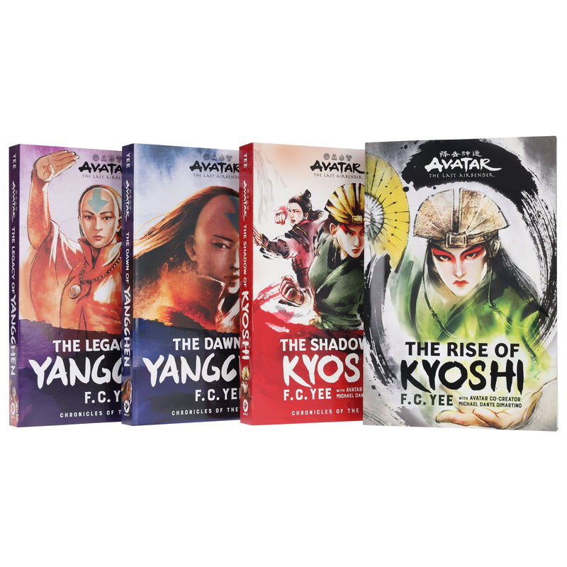 Avatar: The Last Airbender by F.C. Yee (Chronicles of the Avatar) 4 Books Collection Set - Ages 13+ - Paperback Young Adult Amulet Books
