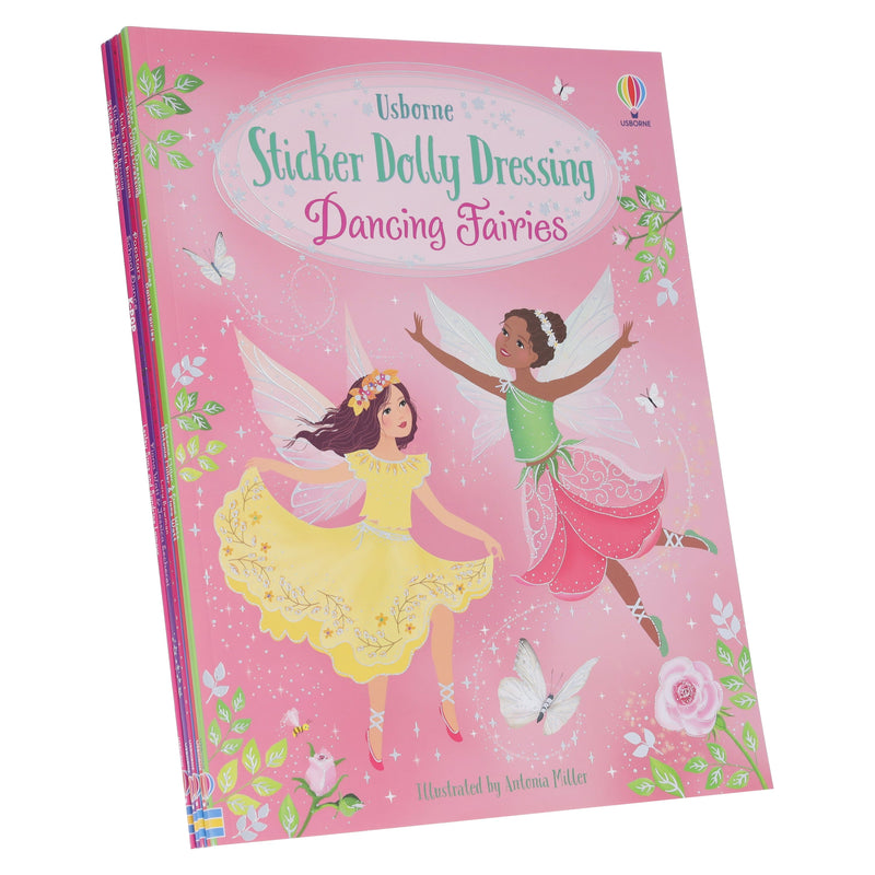 Usborne Sticker Dolly Dressing Collection Illustrated 5 Books Set - Ages 5+ - Paperback 5-7 Usborne Publishing Ltd