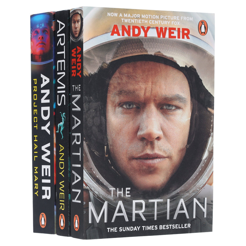 Andy Weir Collection (The Martian, Artemis & Project Hail Mary) 3 Books Set - Fiction - Paperback Fiction Penguin