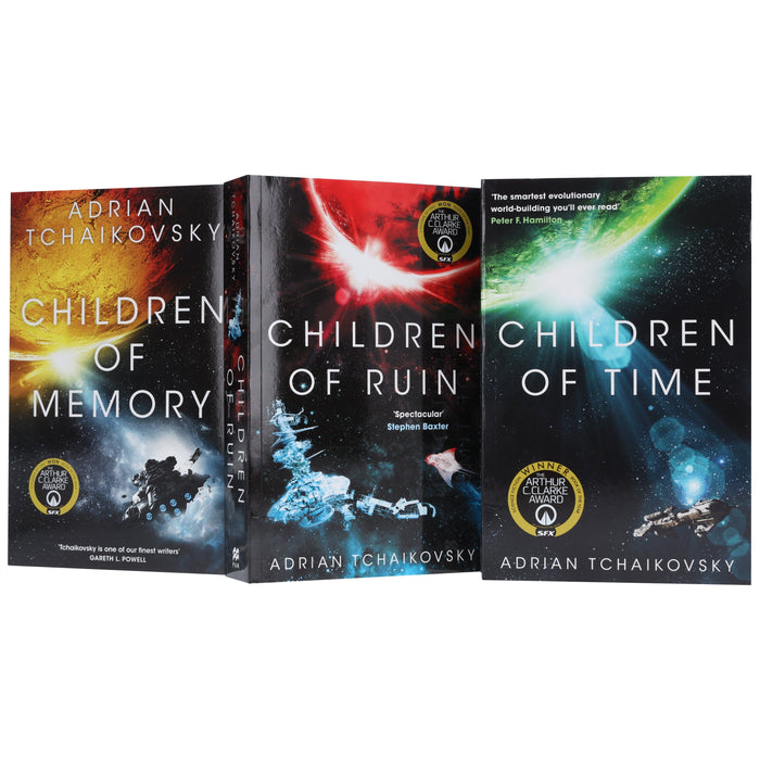 Children of Time Series By Adrian Tchaikovsky 3 Books Collection Set - Fiction - Paperback Fiction Pan Macmillan