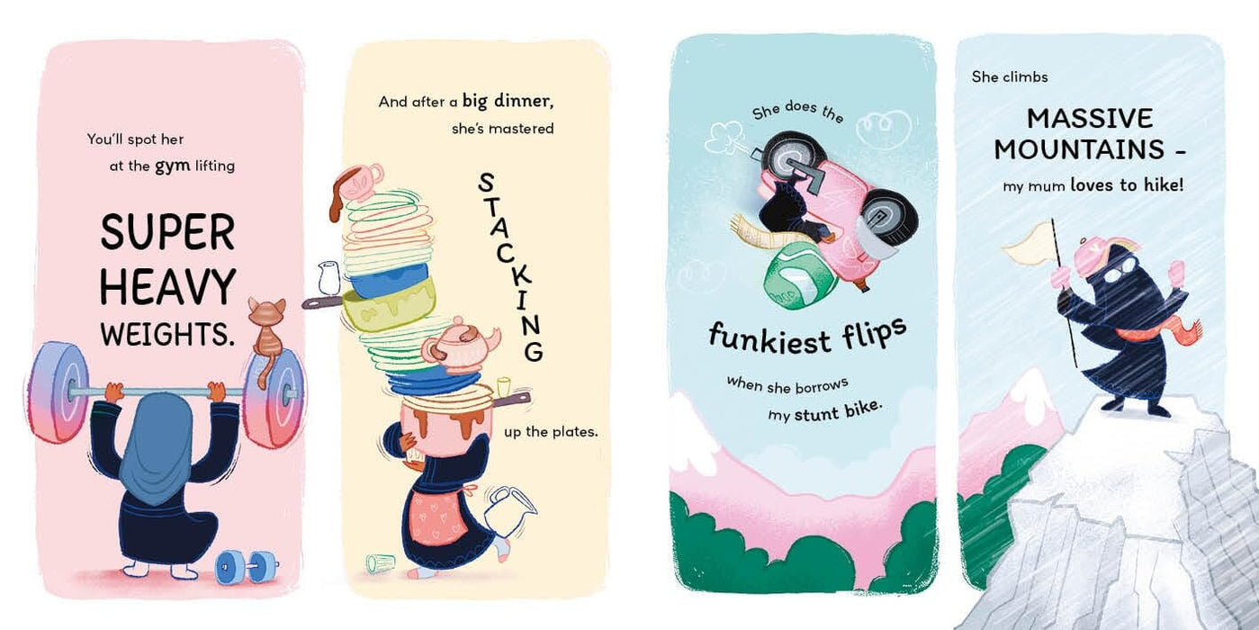 Too Soon For the Moon & My Super Fun Niqabi Mum by Ayshah Ismail & Red Illustrated 2 Picture Books Collection Set - Ages 3+ - Paperback 3-5 Salaam Cherry