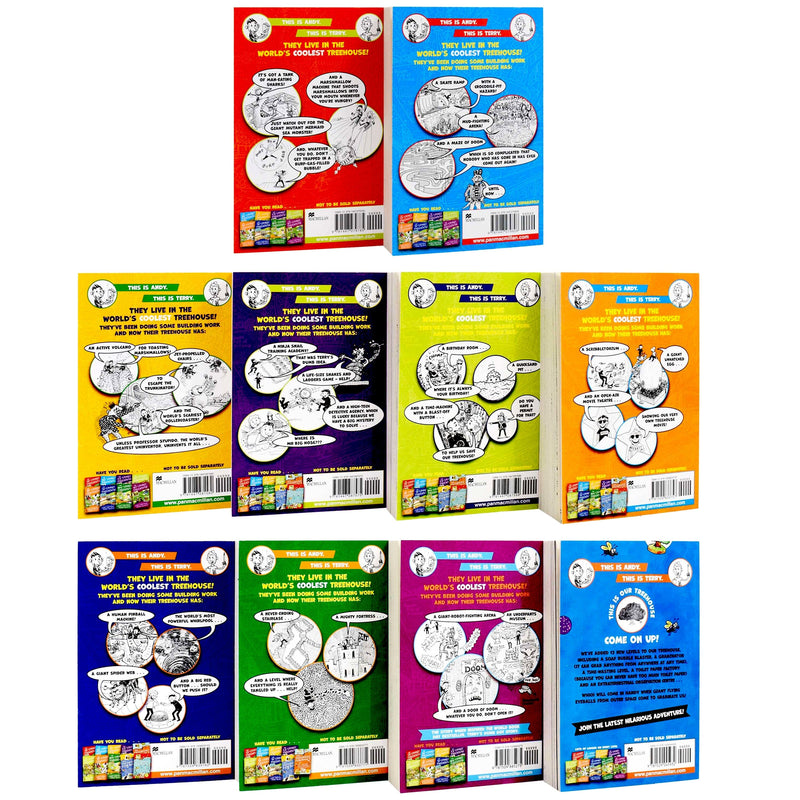 The Treehouse Series by Andy Griffiths & Terry Denton 10 Books Collection Box Set - Ages 7-11 - Paperback 5-7 Pan Macmillan