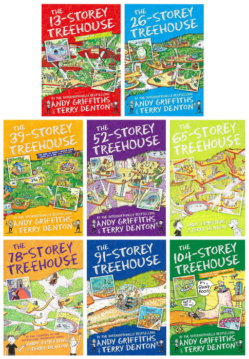 The Treehouse Series by Andy Griffiths & Terry Denton 7 Books Collection Set - Ages 7-9 - Paperback 7-9 Pan Macmillan
