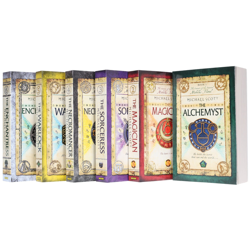 The Secrets of the Immortal Nicholas Flamel Collection by Michael Scott 6 Books Set - Ages 9-17 - Paperback Young Adult Penguin Random House