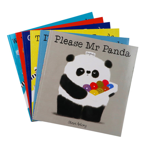 Mr. Panda Series By Steve Antony 6 Books Collection Set - Ages 3-5 - Paperback 0-5 Hachette Children's Group