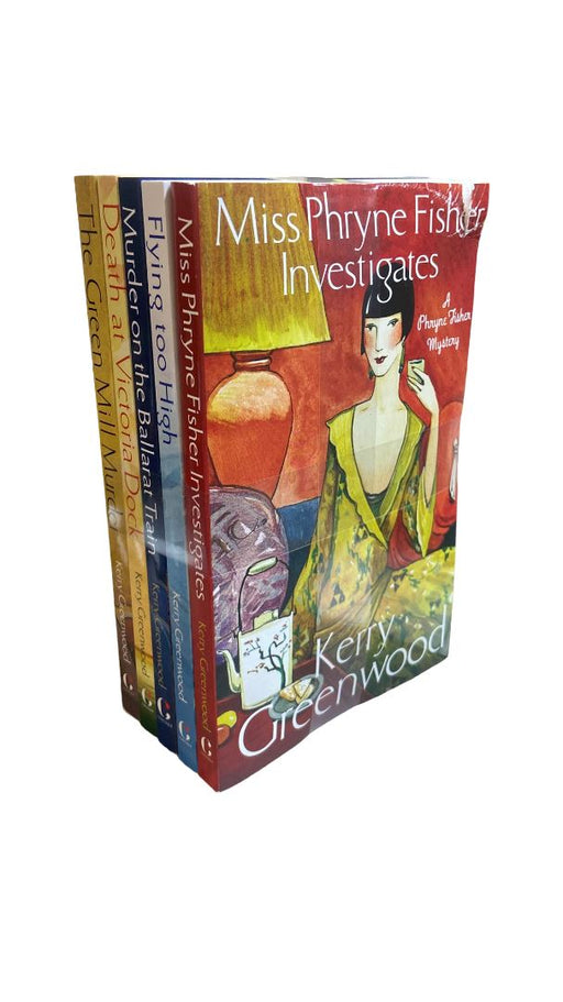 Damaged - Kerry Greenwood Miss Phryne Fisher Investigates 5 Books - Fiction - Paperback Fiction Constable