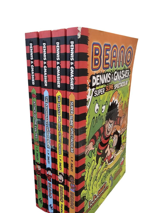 Damaged - Beano Dennis & Gnasher by I. P. Daley 4 Books Collection Set - Ages 7-10 - Paperback 7-9 Farshore