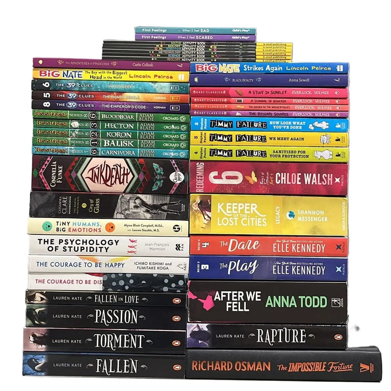 JOBLOT NUMBER 11: 45 Fiction/Children's Mix Books Collection - Paperback - T PT Books2Door