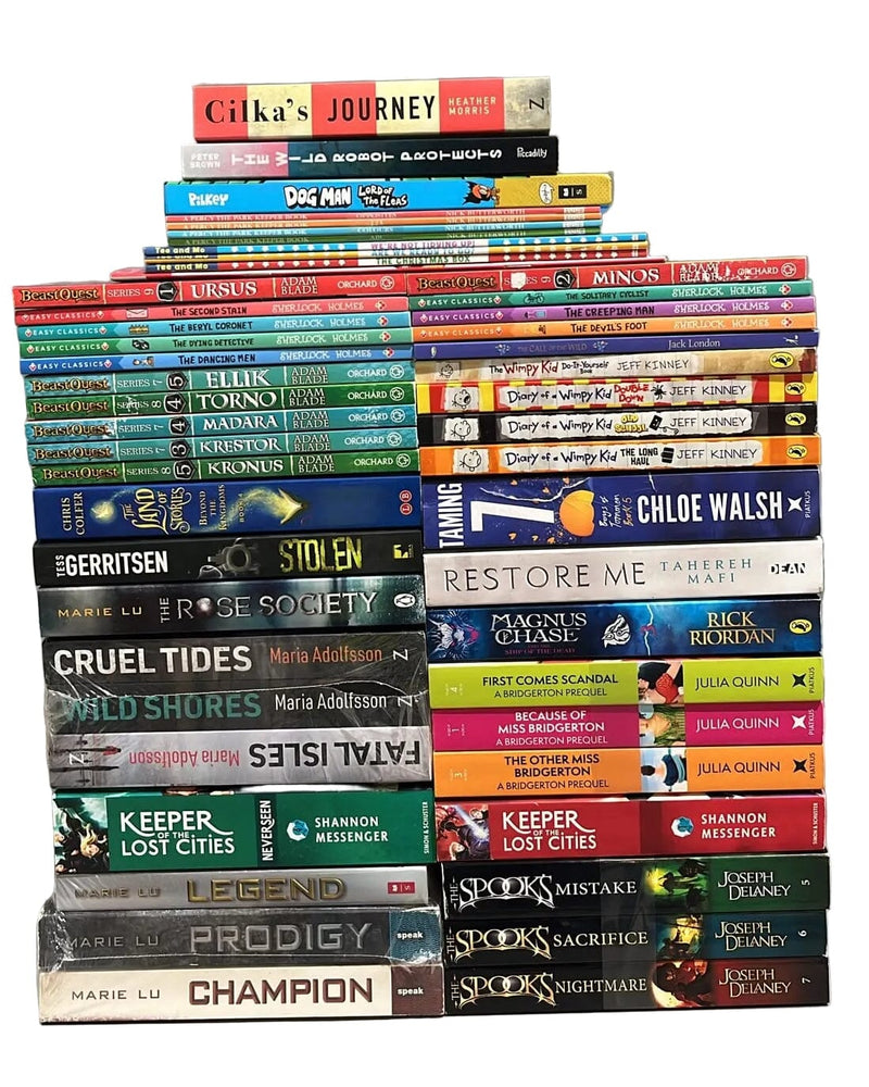 JOBLOT NUMBER 12: 45 Fiction/Children's Mix Books Collection - Paperback - T PT Books2Door