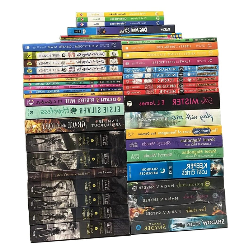 JOBLOT NUMBER 13: 45 Fiction/Children's Mix Books Collection - Paperback - T PT Books2Door
