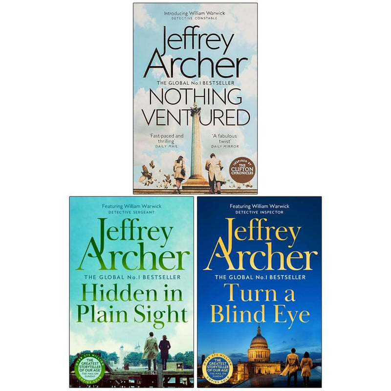 William Warwick Thriller Novels By Jeffrey Archer: 3 Books Collection Set - Fiction - Paperback Fiction Scholastic