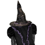 Smiffys Witch from the West Costume with Dress and Hat Kid’s Black Gothic Witch Fancy Dress Outfit 3-5 Smiffys