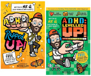 ADHD: Rapped Up! and Levelled Up! by Jamie Gilbert 'Mr G' 2 Books Collection Set - Ages 9-12 - Paperback (Learn about ADHD with Free Audio Book & Movement Break) 9-14 Sweet Cherry Publishing